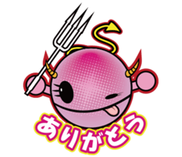 Pink devil "Pima" Sticker sticker #14904864