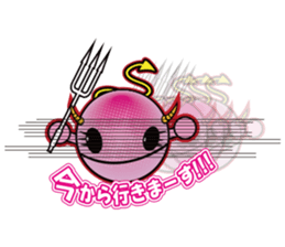 Pink devil "Pima" Sticker sticker #14904868