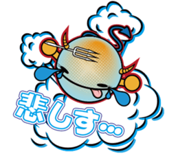 Pink devil "Pima" Sticker sticker #14904870