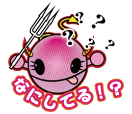 Pink devil "Pima" Sticker sticker #14904873