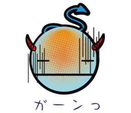 Pink devil "Pima" Sticker sticker #14904878