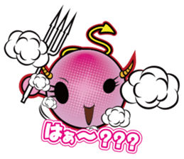 Pink devil "Pima" Sticker sticker #14904879