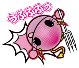 Pink devil "Pima" Sticker sticker #14904887