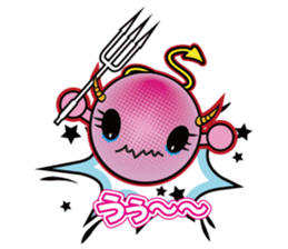 Pink devil "Pima" Sticker sticker #14904888