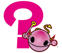 Pink devil "Pima" Sticker sticker #14904891