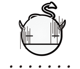 Pink devil "Pima" Sticker sticker #14904894