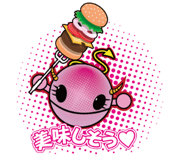 Pink devil "Pima" Sticker sticker #14904900