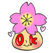 Mr. mushroom spring Cake before flowers sticker #14905242