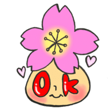 Mr. mushroom spring Cake before flowers sticker #14905242