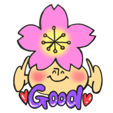 Mr. mushroom spring Cake before flowers sticker #14905248