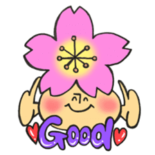 Mr. mushroom spring Cake before flowers sticker #14905248