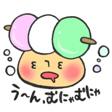 Mr. mushroom spring Cake before flowers sticker #14905251