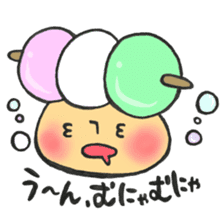 Mr. mushroom spring Cake before flowers sticker #14905251