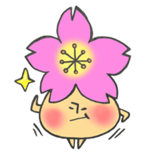 Mr. mushroom spring Cake before flowers sticker #14905253