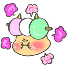 Mr. mushroom spring Cake before flowers sticker #14905256