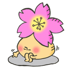 Mr. mushroom spring Cake before flowers sticker #14905257