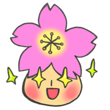 Mr. mushroom spring Cake before flowers sticker #14905259