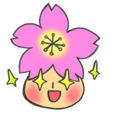 Mr. mushroom spring Cake before flowers sticker #14905259