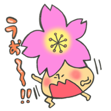 Mr. mushroom spring Cake before flowers sticker #14905262