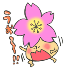 Mr. mushroom spring Cake before flowers sticker #14905262