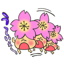 Mr. mushroom spring Cake before flowers sticker #14905266