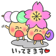 Mr. mushroom spring Cake before flowers sticker #14905268