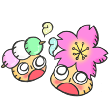 Mr. mushroom spring Cake before flowers sticker #14905272