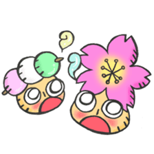 Mr. mushroom spring Cake before flowers sticker #14905272