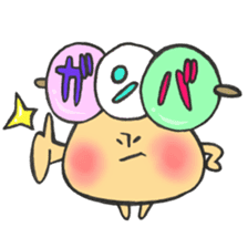 Mr. mushroom spring Cake before flowers sticker #14905275