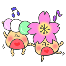 Mr. mushroom spring Cake before flowers sticker #14905277