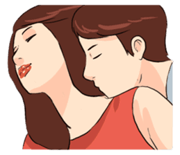 The Romantic Couple sticker #14905422
