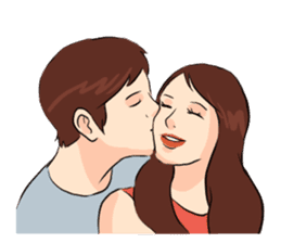 The Romantic Couple sticker #14905428