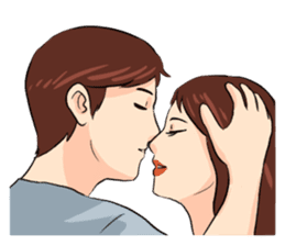 The Romantic Couple sticker #14905437