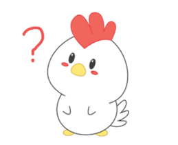 Chibi chicken animated sticker #14906230