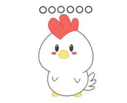 Chibi chicken animated sticker #14906235
