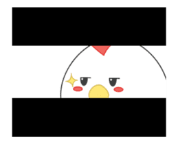Chibi chicken animated sticker #14906237