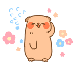 guinea pigs twins sticker #14906243