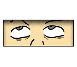 Peeping Man sticker #14906935