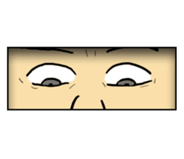 Peeping Man sticker #14906936