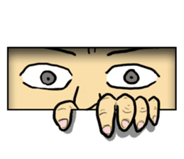 Peeping Man sticker #14906944