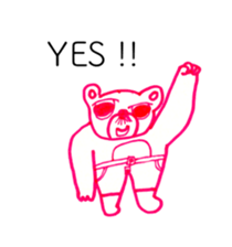 WHITE BEAR OF ABURAYAMA sticker #14907077