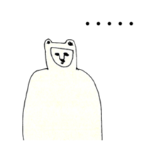 WHITE BEAR OF ABURAYAMA sticker #14907084