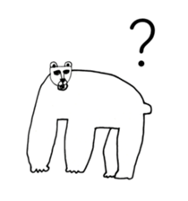WHITE BEAR OF ABURAYAMA sticker #14907085