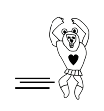 WHITE BEAR OF ABURAYAMA sticker #14907101