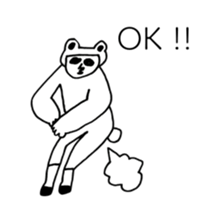 WHITE BEAR OF ABURAYAMA sticker #14907107