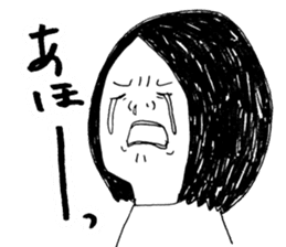 Girl Crying sad sticker #14907364