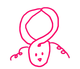a fashionable rabbit sticker #14907870