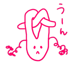 a fashionable rabbit sticker #14907878