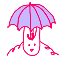 a fashionable rabbit sticker #14907885
