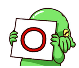 - Cthulhu with funny friends -2 sticker #14908321